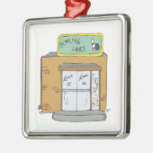 Bowling Lanes Metalen Ornament (Links)