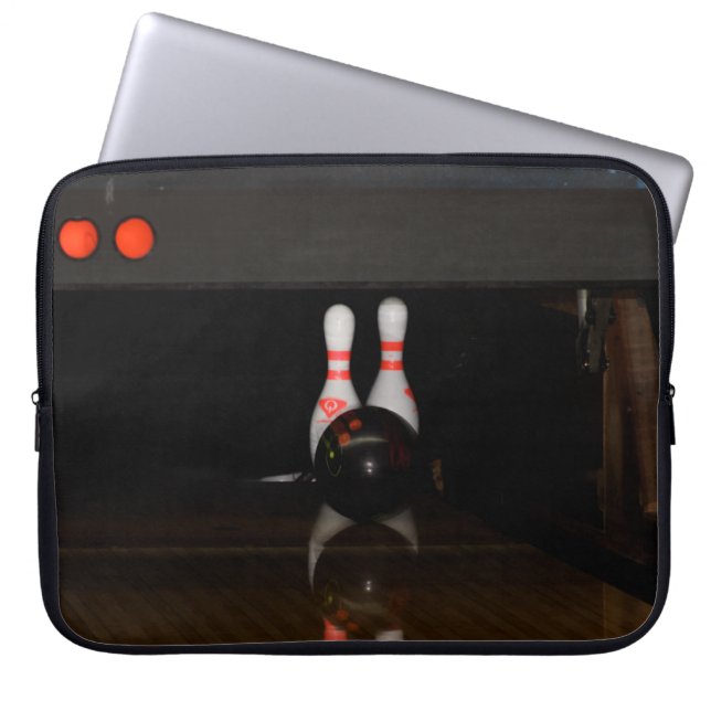Bowling laptophoes laptop sleeve (Voorkant)