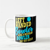Bowling Left Handed Bowler Fun Team  Koffiemok (Links)