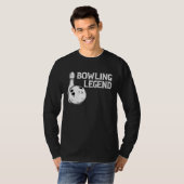 Bowling Legende Strike Bowler Bowling Team Bowling T-shirt (Voorkant volledig)