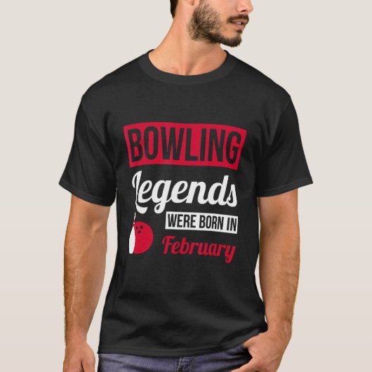Bowling Legends werd geboren in februari 2010. T-shirt (Voorkant)
