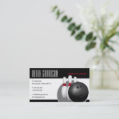 Bowling Lessen voor beginners | Beroepsbeoefenaars Visitekaartje (Staand voorkant)