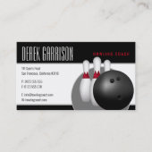 Bowling Lessen voor beginners | Beroepsbeoefenaars Visitekaartje (Voorkant)