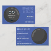 Bowling Lessons Visitekaartje voor Bowling Coaches (Voorkant / Achterkant)