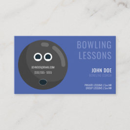 Bowling Lessons Visitekaartje voor Bowling Coaches