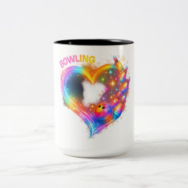 Bowling Liefde Gloei Tweekleurige Koffiemok