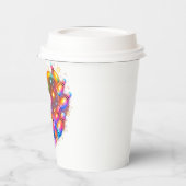 Bowling Liefde Gloeit Papieren Bekers (Links)