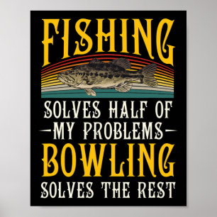 Bowling lost de rest van mijn problemen op Vist Ho Poster