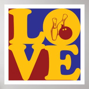 Bowling Love Poster