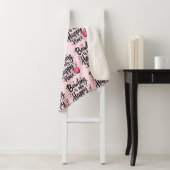 Bowling Lover Cute Retro Aesthetic Sports Design Sherpa Deken (In situ)