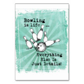 Bowling Lover Gift, grappige Bowling Player Gift Kaart (Voorkant)