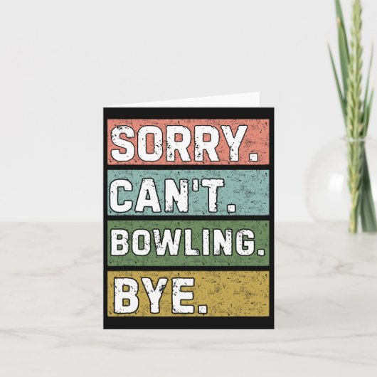 Bowling Lovers Kaart (Voorkant)