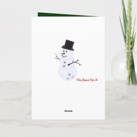 Bowling Lovers Kerst Kaarten (Achterkant)