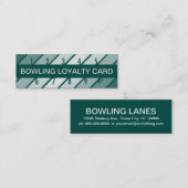 bowling loyalty card (retrograde) (Voorkant / Achterkant)