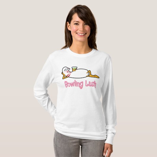 Bowling Lush Bowling Pin T-shirt (Voorkant volledig)