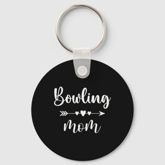 Bowling Ma Funny Bowling Lovers Gift Womens Bowle Sleutelhanger (Voorkant)