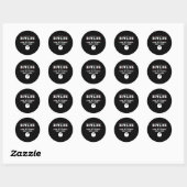 Bowling maakt de pensionering weer geweldig - dank ronde sticker (Vel)