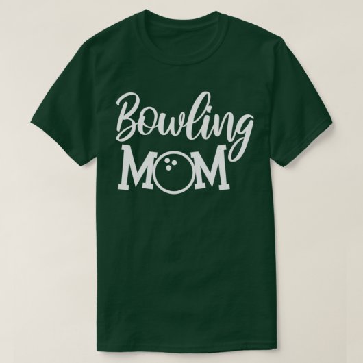 Bowling mama Bowler Strikes T T-shirt (Design voorkant)