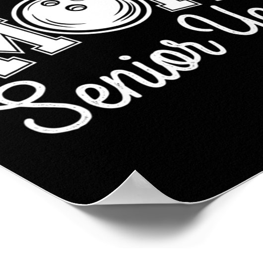 Bowling Mama Moeder van het Senior Jaar voor Bowle Poster (Hoek)