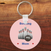Bowling mama sleutelhanger (Voorkant)