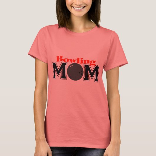 Bowling mama t-shirt (Voorkant)
