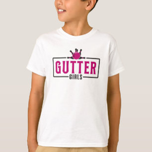 Bowling meisje koningin prinses bowler grappig ges t-shirt