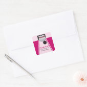 Bowling Meisje Verjaardagsfeestje Sticker (Envelop)