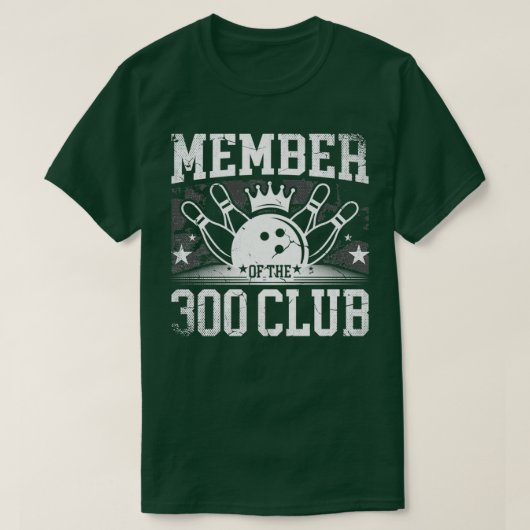 Bowling Member of the 300 Club t T-shirt (Design voorkant)