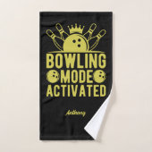 Bowling modus geactiveerd grappig genoemd Cool Handdoek (Handdoek)