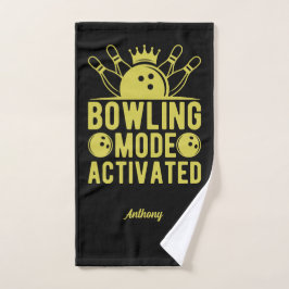 Bowling modus geactiveerd grappig genoemd Cool Handdoek