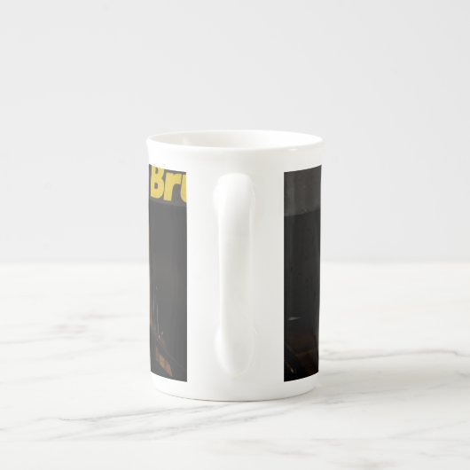 Bowling-Mok Porselein Kop (Achterkant)