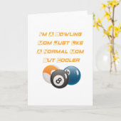 Bowling Mom Grappige Moederdag Gift Player Bowling Kaart (Gele Bloem)