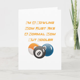 Bowling Mom Grappige Moederdag Gift Player Bowling Kaart