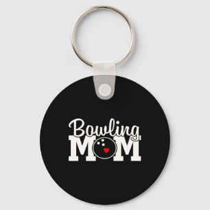 Bowling Mom Moederdag verjaardagsfeestje voor vrou Sleutelhanger