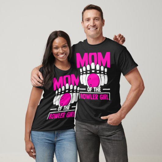Bowling Mom Pin Bowler Strike Bowling Team Bowling T-shirt (Unisex)