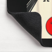 Bowling N Ed Ns Funny Bowler Player Kids Boys Men Muismat (Hoek)