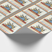 Bowling Naam Leeftijd Sentiment Verjaardag Cadeaupapier (Hoek)