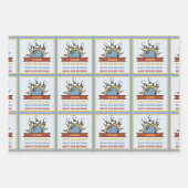 Bowling Naam Leeftijd Sentiment Verjaardag Inpakpapier Vel (Voorkant 2)