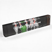 Bowling Name Desk Bord Naambordje
