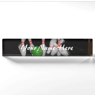 Bowling Name Desk Bord Naambordje