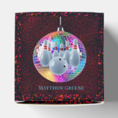 Bowling Neon Disco Ball Glitter Verjaardagsfeestje Bedankdoosjes (Bovenkant)