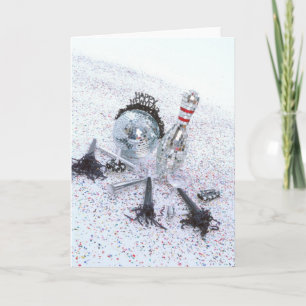 Bowling_New_Year Feestdagen Kaart