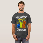 Bowling Novelty Gifts Bowler Aangedreven door Mann T-shirt (Voorkant volledig)