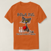 Bowling omdat moord verkeerd is... grappige T T-shirt (Design voorkant)