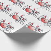 Bowling-ontwerp Cadeaupapier (Hoek)