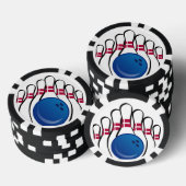 Bowling Ontwerp Poker Chips (Opstapeling)