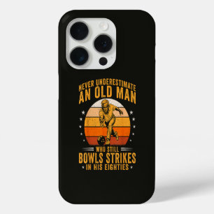 Bowling Opa 80ste verjaardag iPhone 15 Pro Case