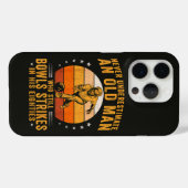 Bowling Opa 80ste verjaardag Case-Mate iPhone Case (Achterkant (horizontaal))