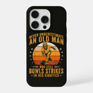 Bowling Opa 80ste verjaardag iPhone 15 Pro Case