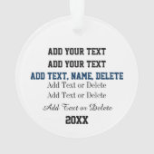 Bowling Ornament (achterkant)